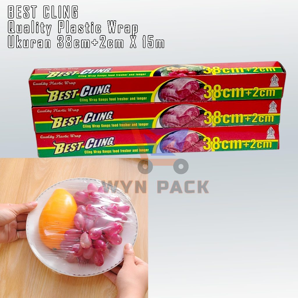 BEST CLING WRAP T 38 cm x 15 meter - Plastik Makanan wrapping food grade