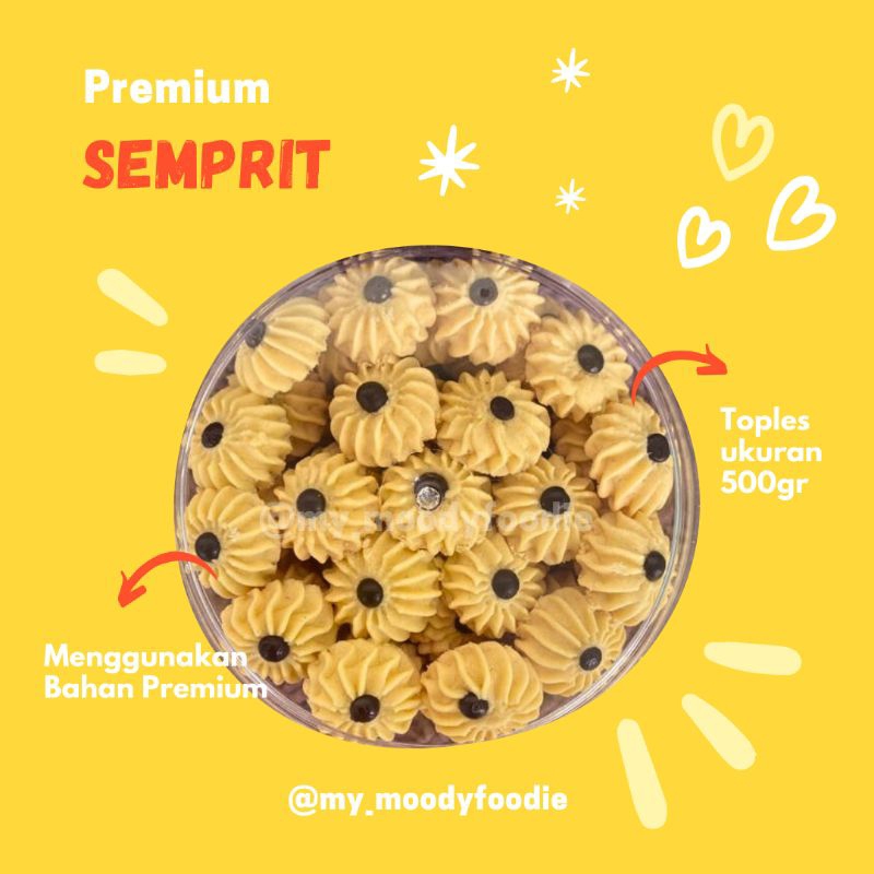 

(PRE-ORDER) Kue Semprit Premium | hampers natal hampers imlek | cookies semprit | kue kering