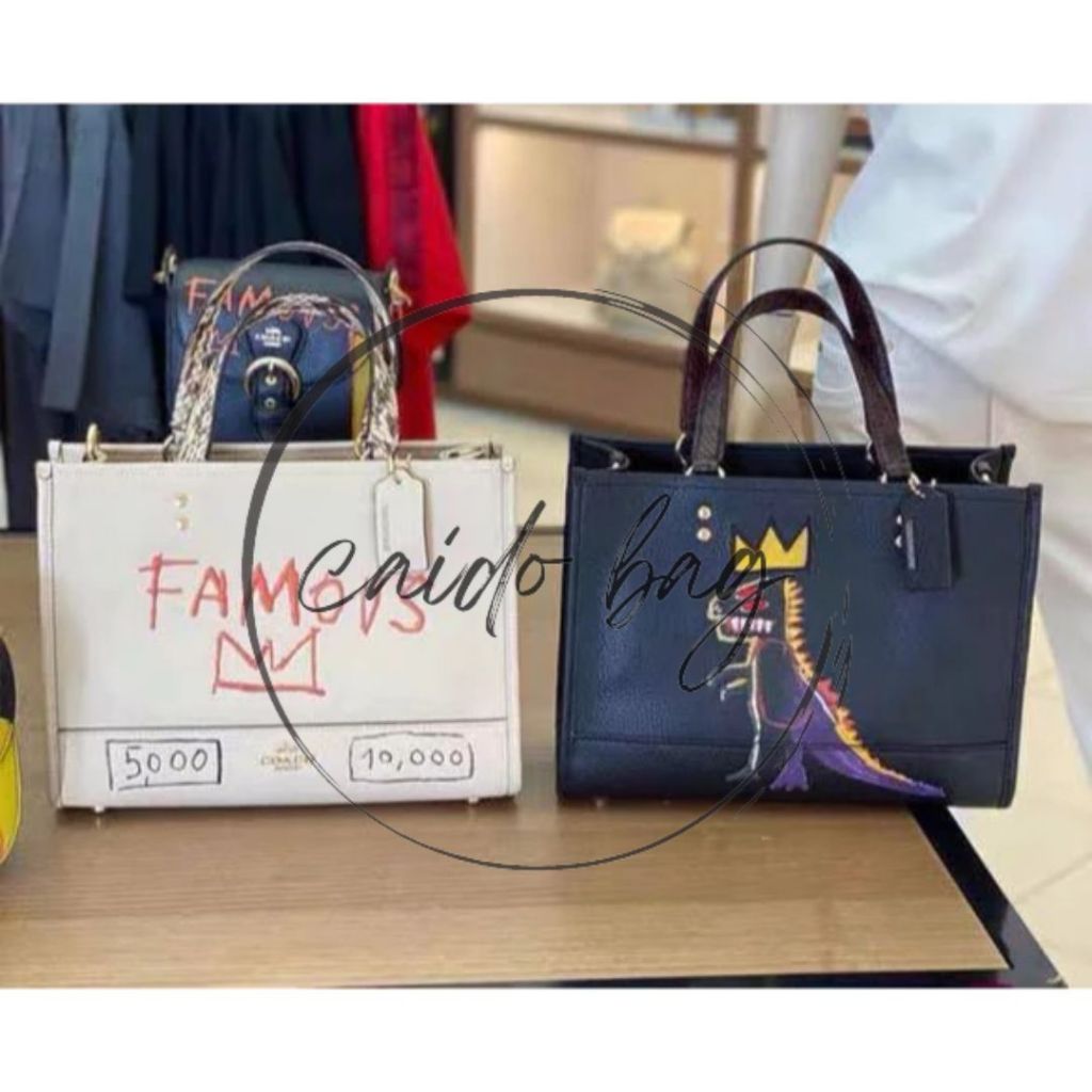 Tas Wanita Tote Bag Hand Bag Shoulder Bag Jean Michel Basquiat