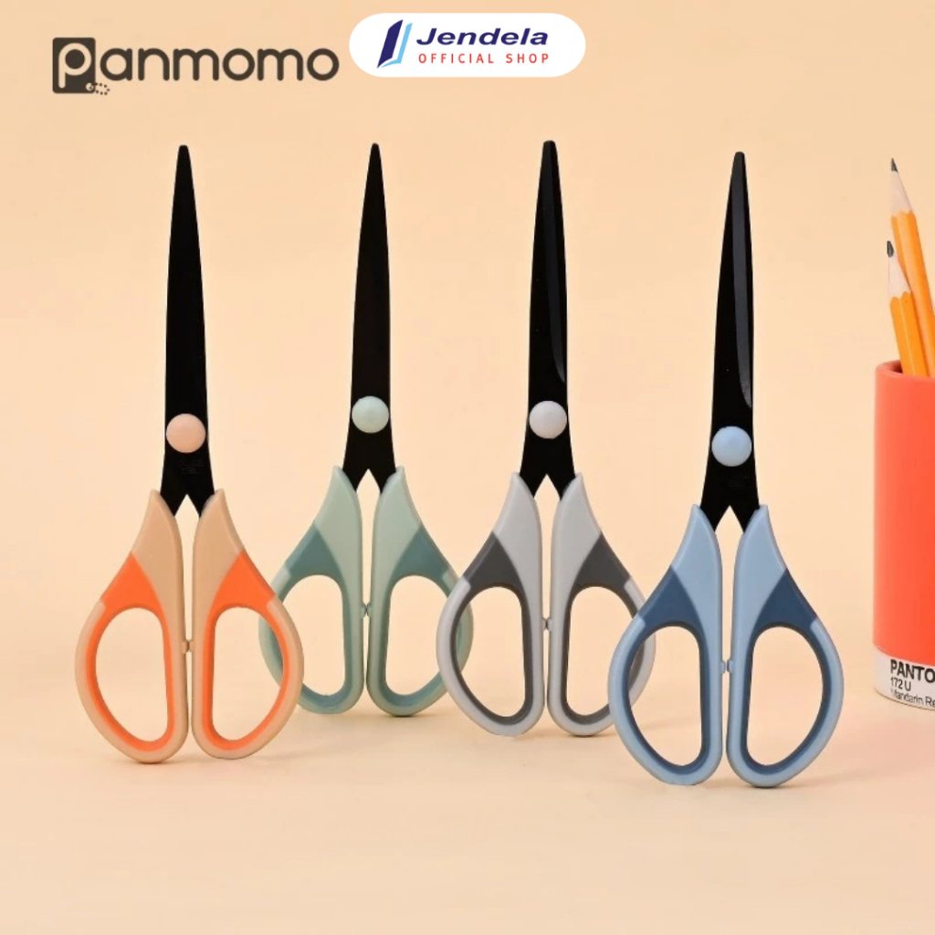 

Gunting Aesthetic Premium PANMOMO Gunting Tajam Anti Karat Titanium Coated Student Untuk Anak Sekolah Kantor ATK