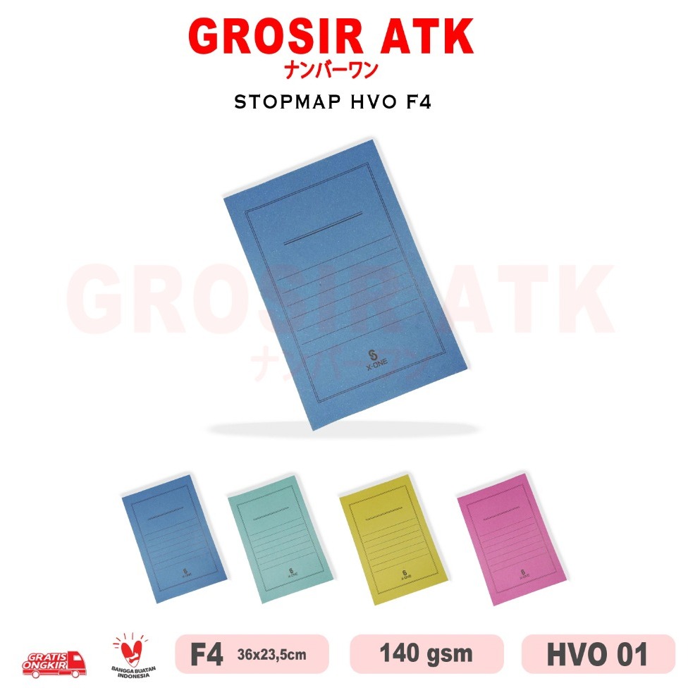 

Grosir ATK-STOPMAP KERTAS F4 KERTAS HVO HARGA 1PCS