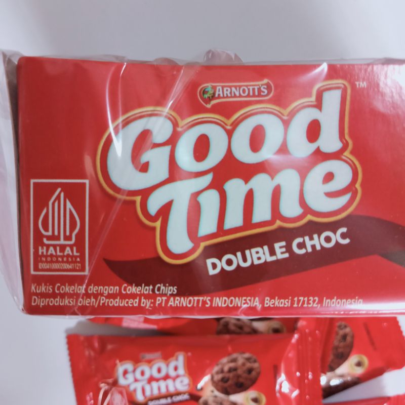 

Good Time Biskuit Coklat Kemasan Satu 1 Pack Isi 12 pcs.(eceran 1000).