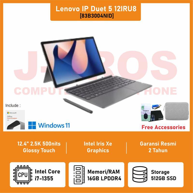 Lenovo IdeaPad Duet 5 12IRU8 Intel® Core™ i7-1355U/Iris® Xe/16GB/512GB SSD/12.4" 2.5K LTPS 500nits G