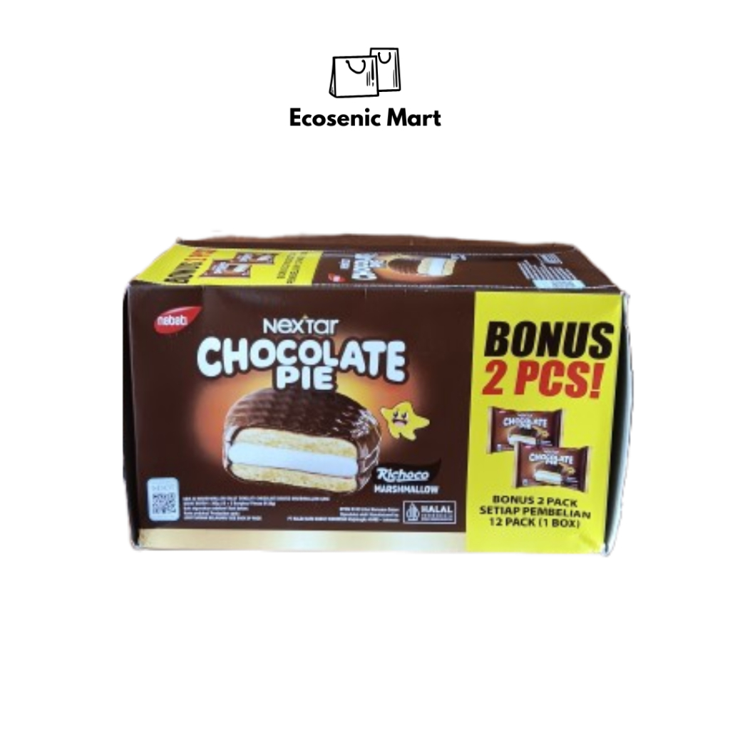 

Nextar Chocolate Pie 28gr Isi 12pcs