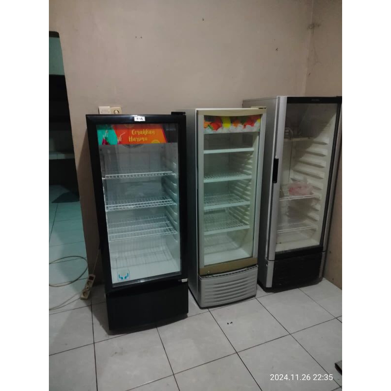 SECOND/BEKAS SHOWCASE 1 PINTU POLYTRON/DISPLAY COOLER