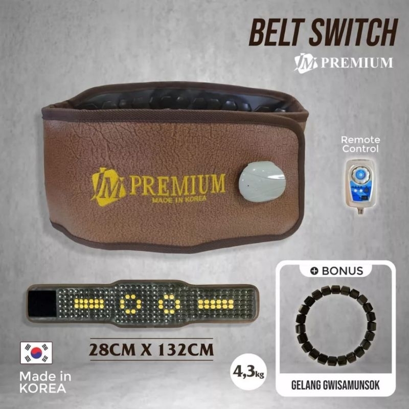 BELT SWITCH JM PREMIUM JM DOCTOR Sabuk terapi Kesehatan BY JM Therapy Made In Korea