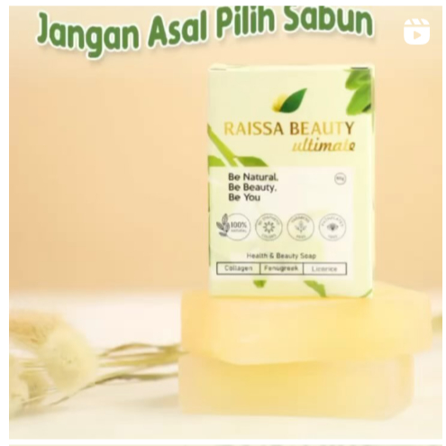 Sabun Wajah Anti Aging Alami RAISSA BEAUTY ULTIMATE