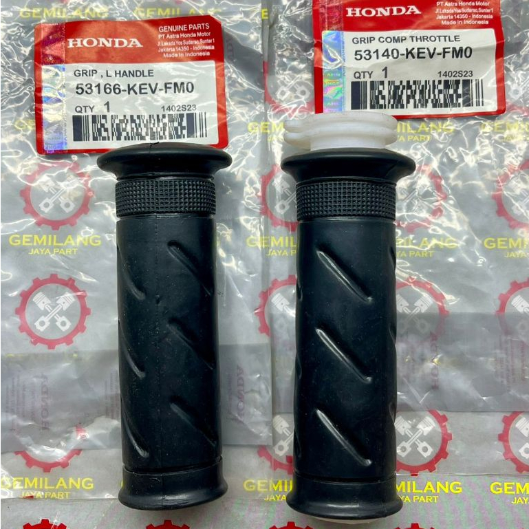 Grip handfat + Pipa Gas Honda Supra 100 Supra X Supra Fit Lama New