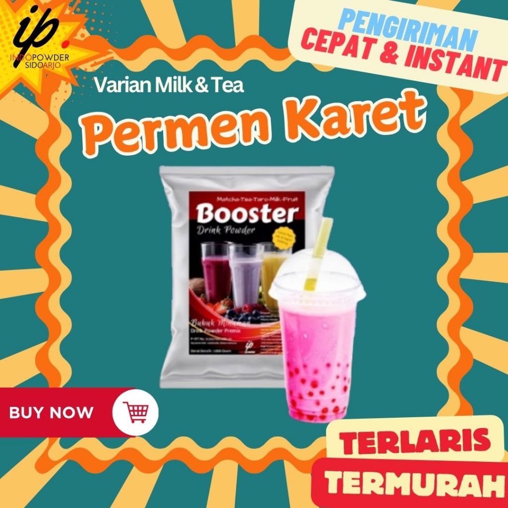 

Bubuk Minuman es PERMEN KARET 1Kg - PERMEN KARET Pink - Bubuk PERMEN KARET / INDOPOWDER BOOSTER