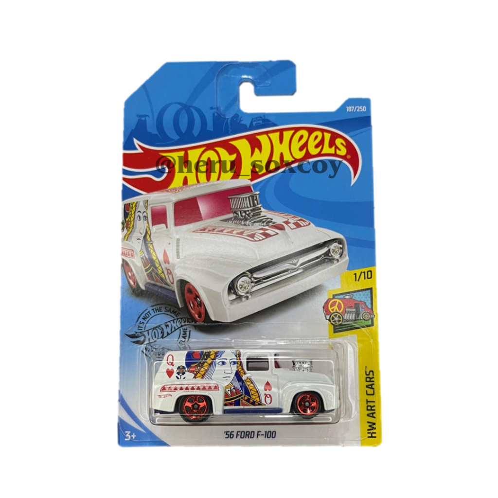 SB - HOTWHEELS HOT WHEELS 56 FORD F-100 PUTIH QUEEN