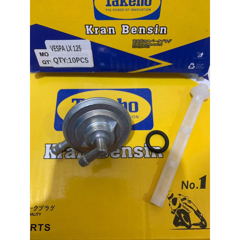 KRAN KERAN BENSIN VESPA LX125 MERK TAKEHO