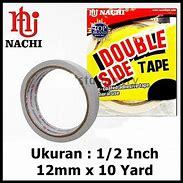 

Double Dobel Tape / Isolasi 2 Sisi / Isolasi Bolak Balik Nachi 6 mm / 12 mm 10yards