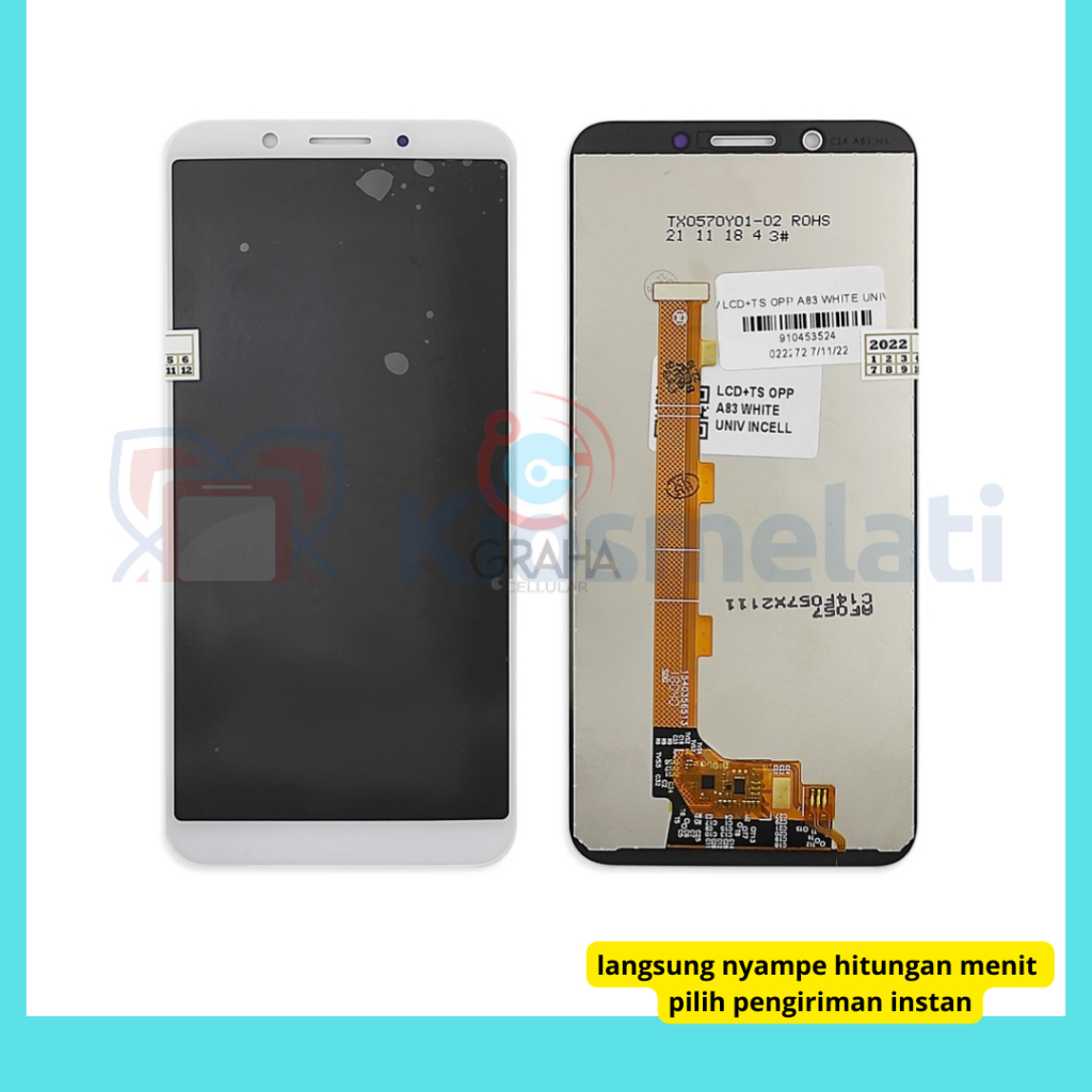 LCD +  TOUCHSCREEN OPPO A83 FULLSET ORIGINAL