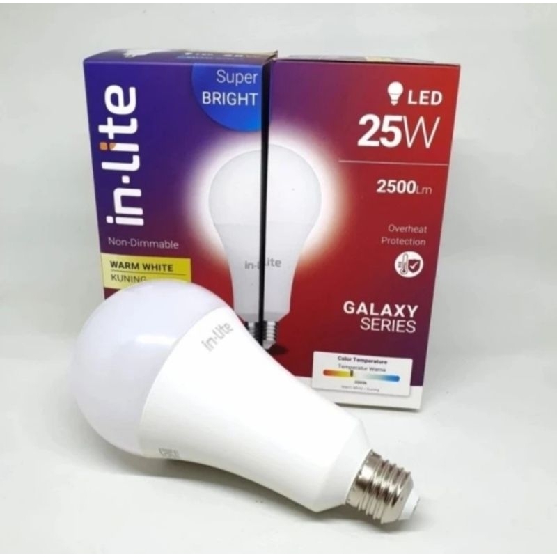 LAMPU LED BULB 25 WATT IN LITE LAMPU BOHLAM LED BULB 25WATT IN-LITE