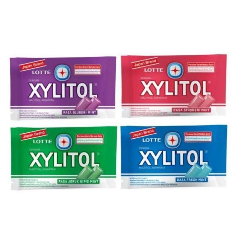 

PERMEN XYLITOL BLISTER PACK ALL VARIANT NETTO 6 BUTIR