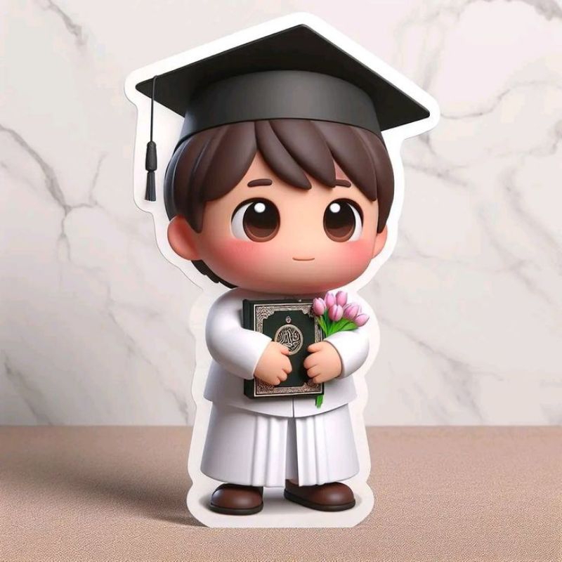 TOPPER WISUDA PRIA | TOPPER GRADUATION | TOPPER WISUDA UNTUK BUKET TERMURAH