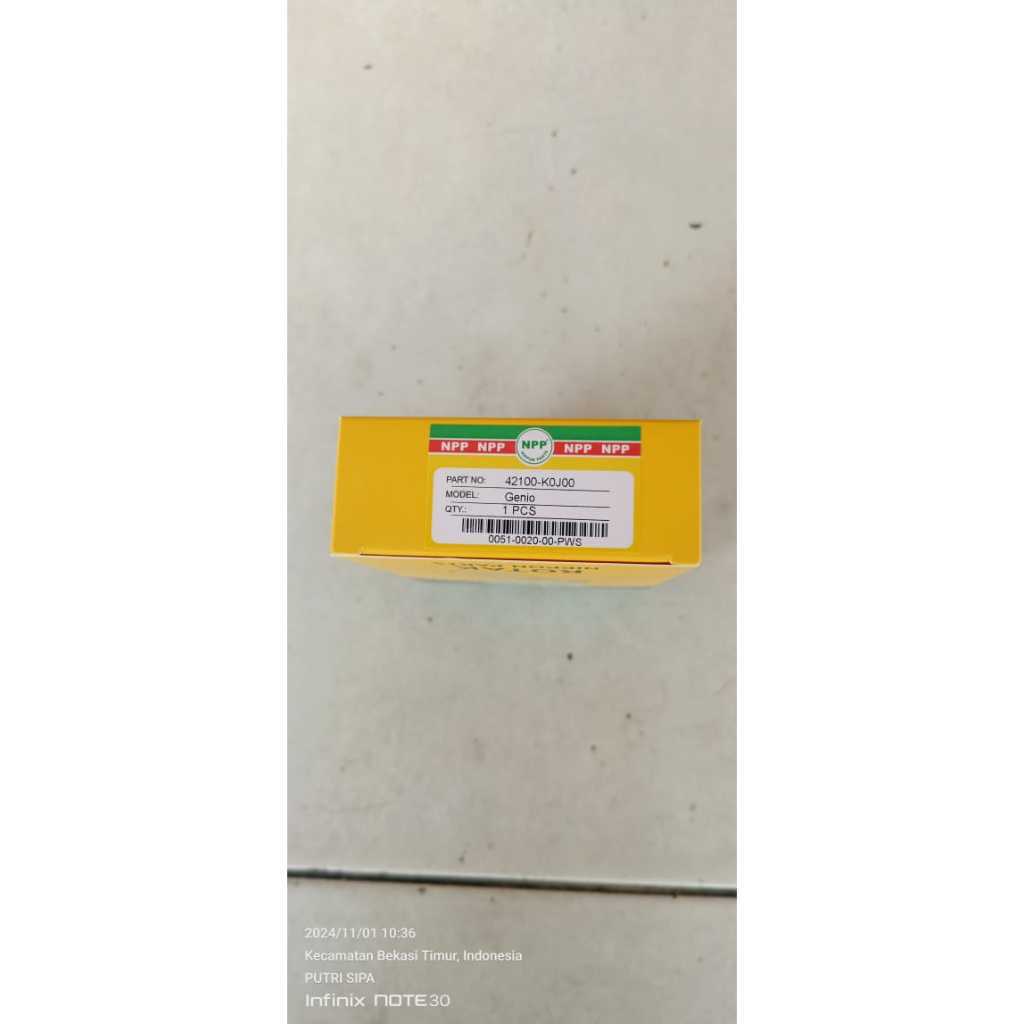 ROTAK DINAMO GENIO NEW BEAT DELUXE 2020 KOJ ORI NPP