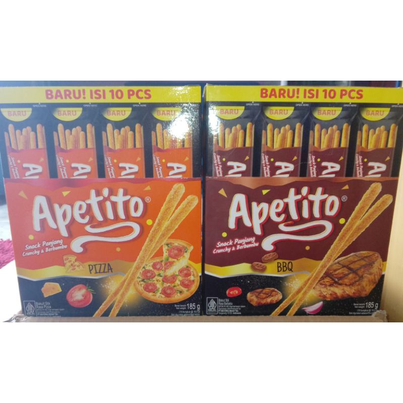 

ROMA APETITO Rasa PIZZA&BBQ (1BOX ISI 10PCS×18.5GR)