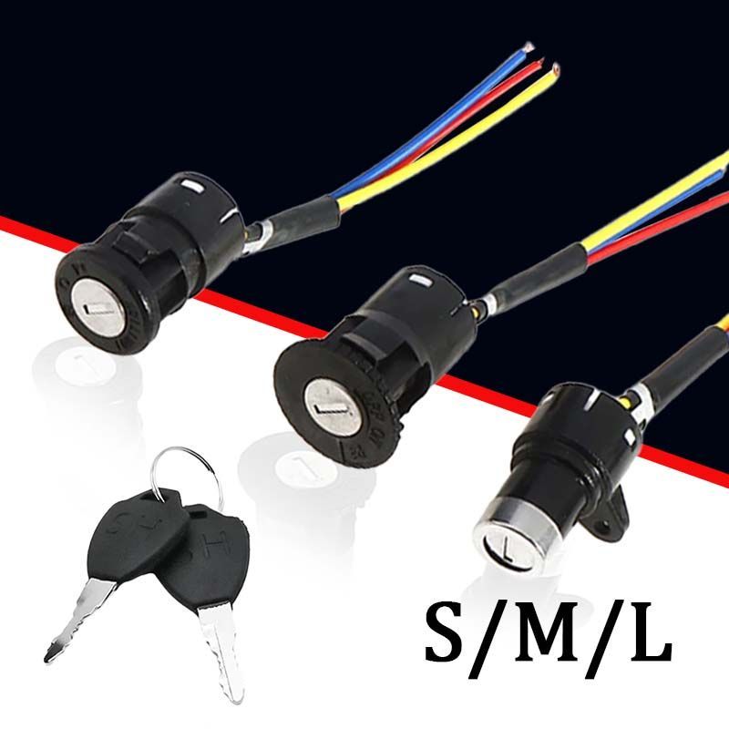 Kunci Kontak Sepeda Listrik 3 Kabel Kunci Elektrik Motor  Untuk Sepeda Listrik On Off Kunci Kontak S