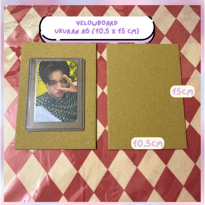 

[BS COD] (10PCS) YELLOWBOARD A6 (10,5 x 15 cm)