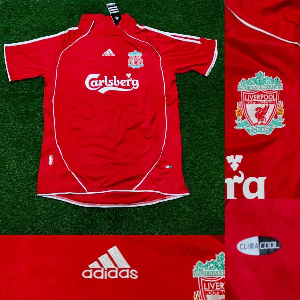 JERSEY RETRO VINTAGE LIVERPOOL HOME 2006/2007 GRADE ORI CLASSIC