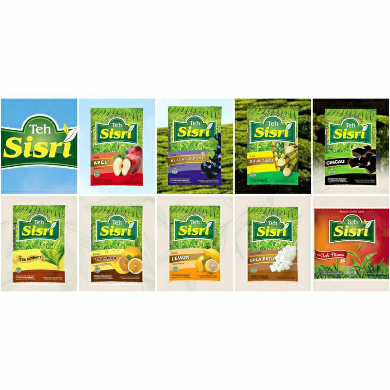 

minuman bubuk teh sisri 1renceng isi 10pcs