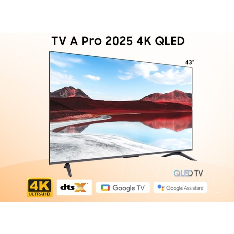 Xiaomi TV A Pro 2025 43" Google TV 4K QLED