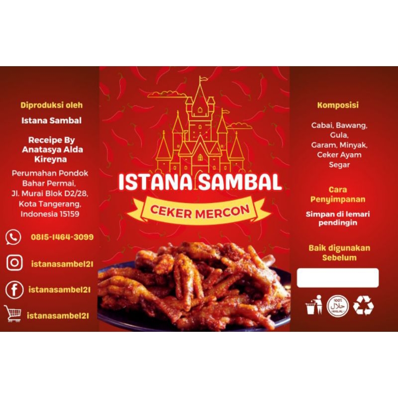 

Istana Sambal Ceker Mercon