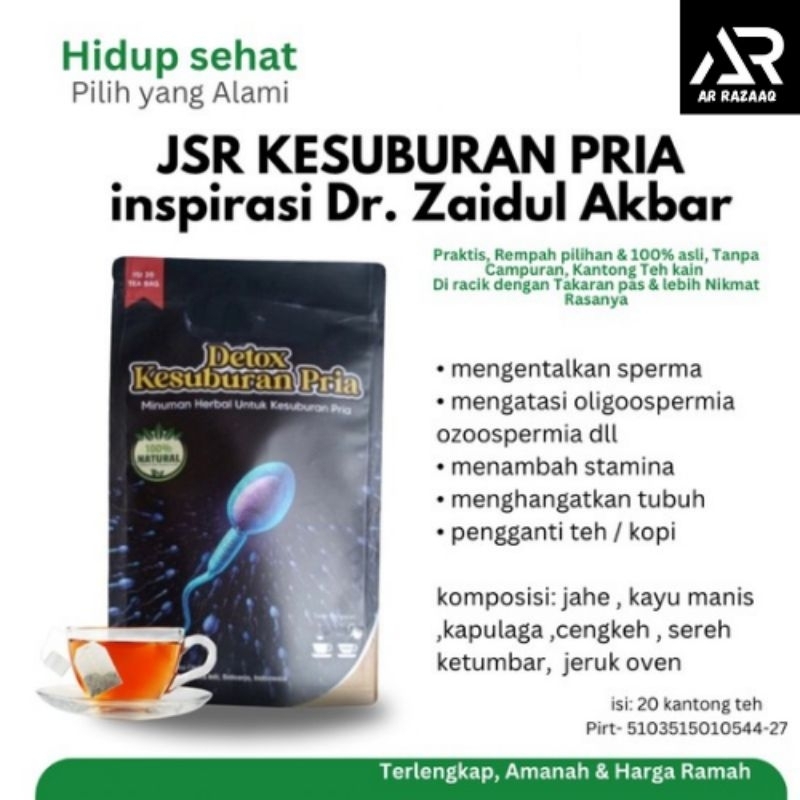 

JSR RIMPANG KESEHATAN PRIA ALA Dr. ZAIDUL AKBAR