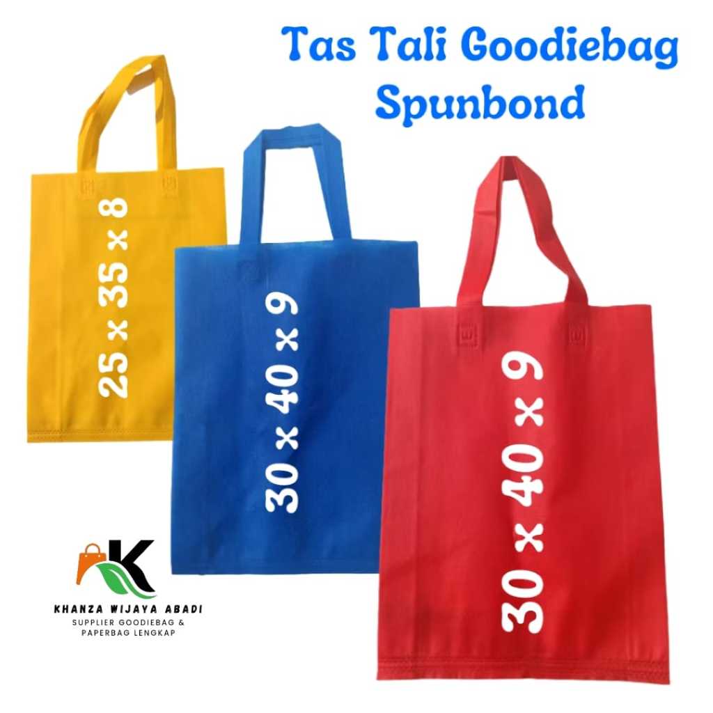 

Spunbond Tas Handle 30x40 / 75gsm / harga satuan