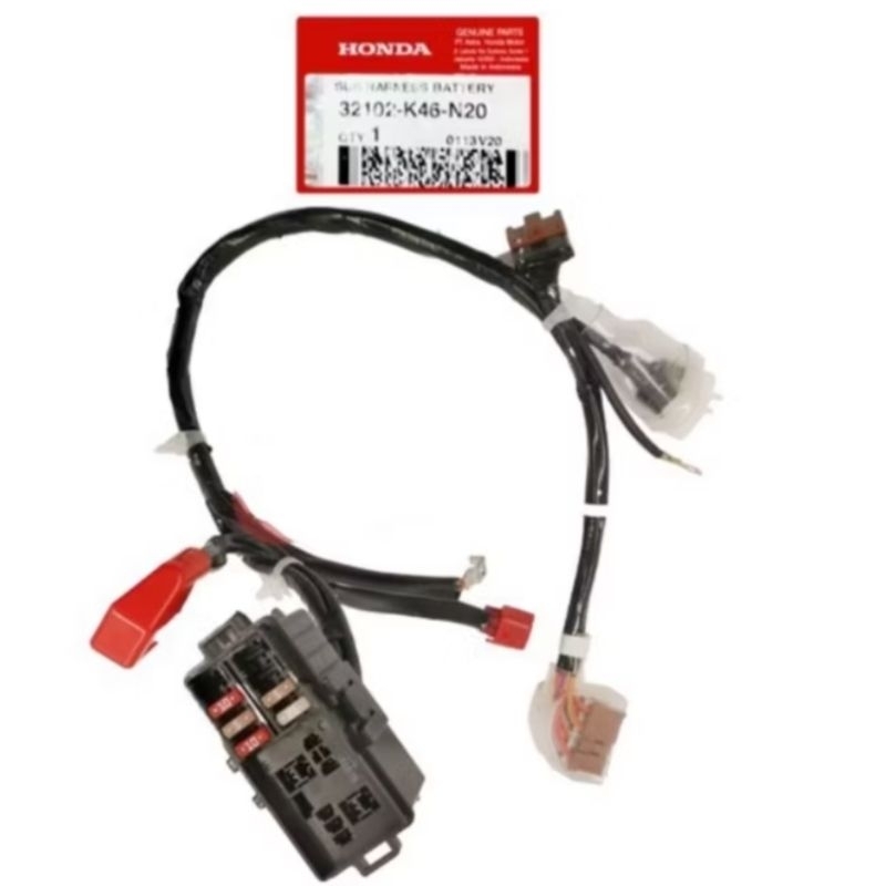 32102-K46-N20 SUB HARNESS BATTERY Kabel baterai aki Vario 110 fi ESP original