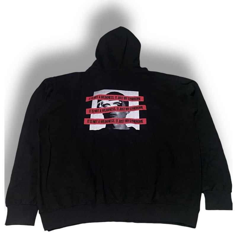 ONA Oversize Hoodie Streetwear Hitam | Thrift Shop Second Murah
