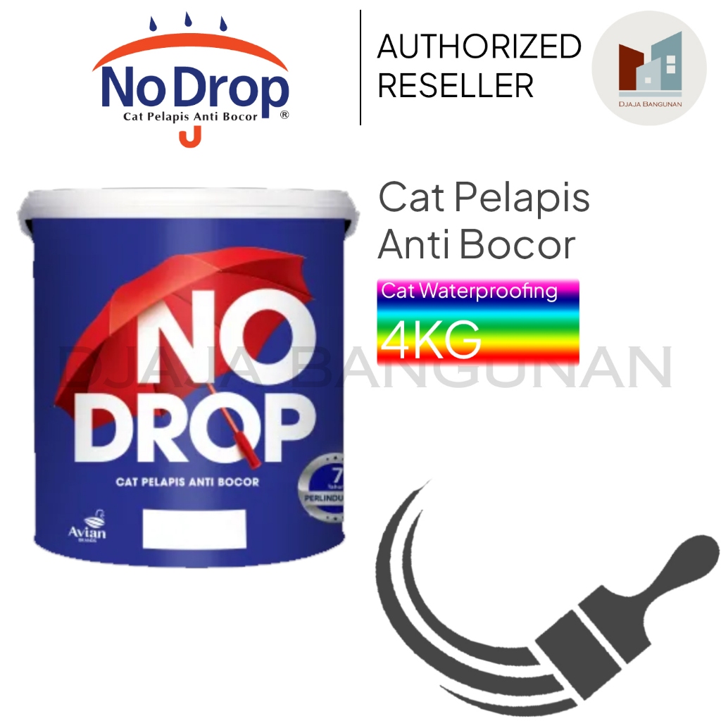 Cat No Drop - Waterproof GALON 4 KG, Warna