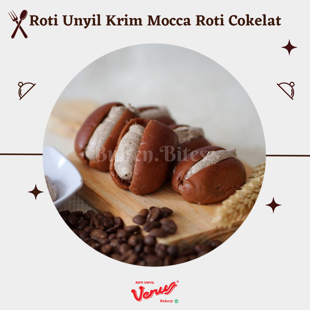 

BuitenBites / Roti unyil venus roti cokelat krim mocca