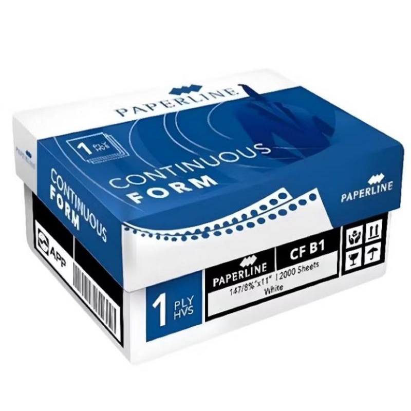

paperline continuous form 1 ply