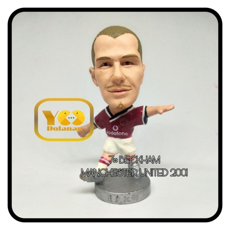 7# BECKHAM - MANCHESTER UNITED 2001 POCKET SPORT CORINTHIAN FIGURE PEMAIN BOLA