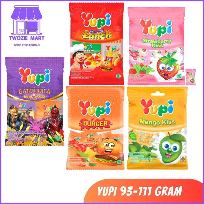 

Yupi permen jelly all varian ukuran 111gr