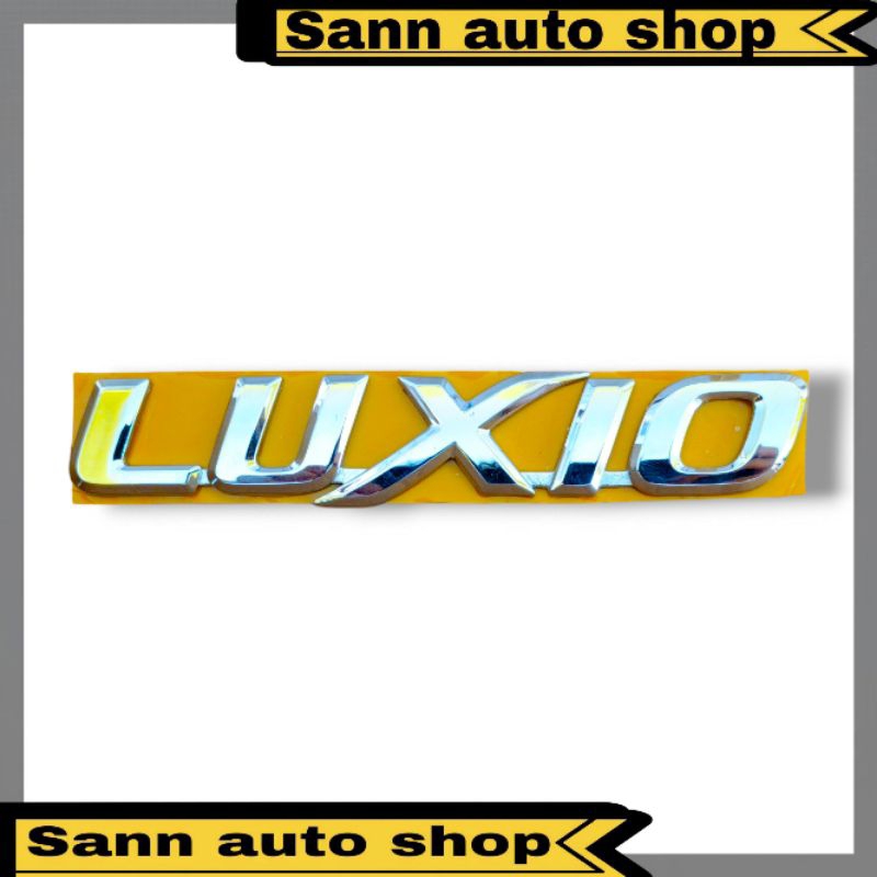 Emblem Logo Merk Tulisan Daihatsu Luxio Original // Logo Emblem Bagasi Tulisan Luxio Original