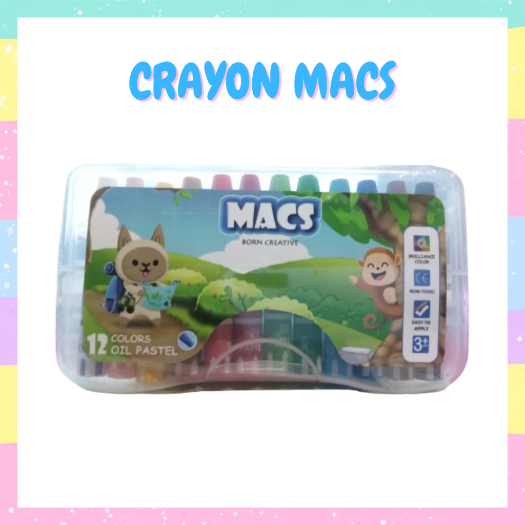 

Crayon Macs 12 colors oil pastel
