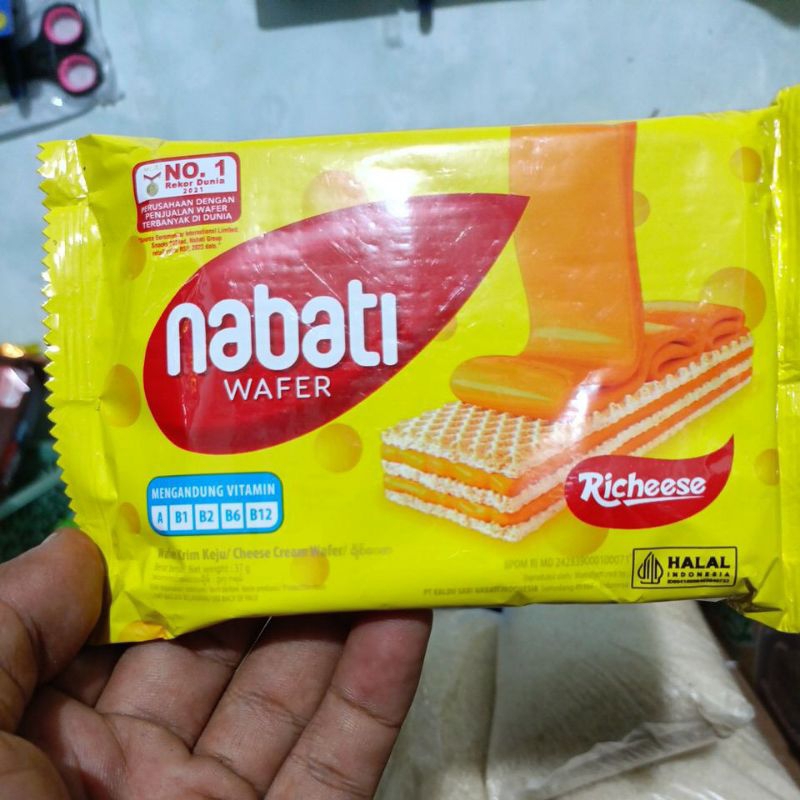 

nabati wafer 37 gram 5 pcs