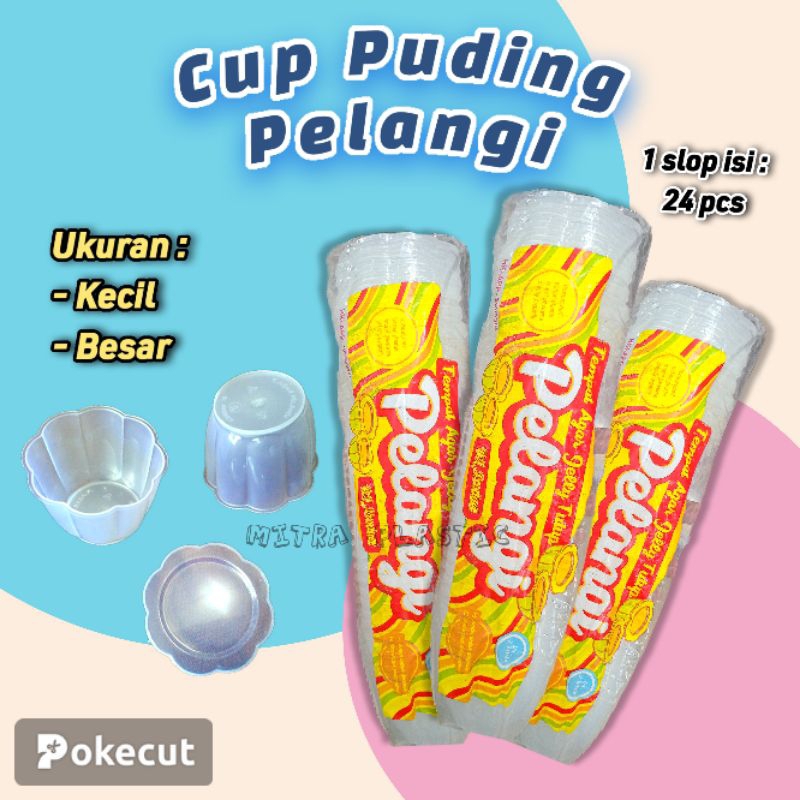 Gelas puding - Cup pudding - Tempat pudding ulir