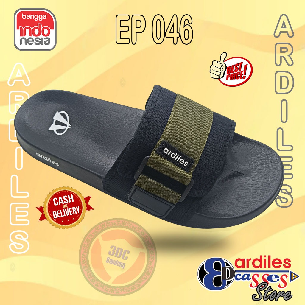 ARDILES EP 046 - Sendal Pria Slide Sandal Selop Slop Casual