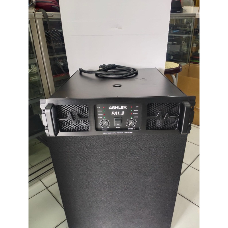 Power Amplifier Ashley PA1.8 Power Ashley PA 1.8 Class GB Original 1800 Watt Subwoofer Kelas GB