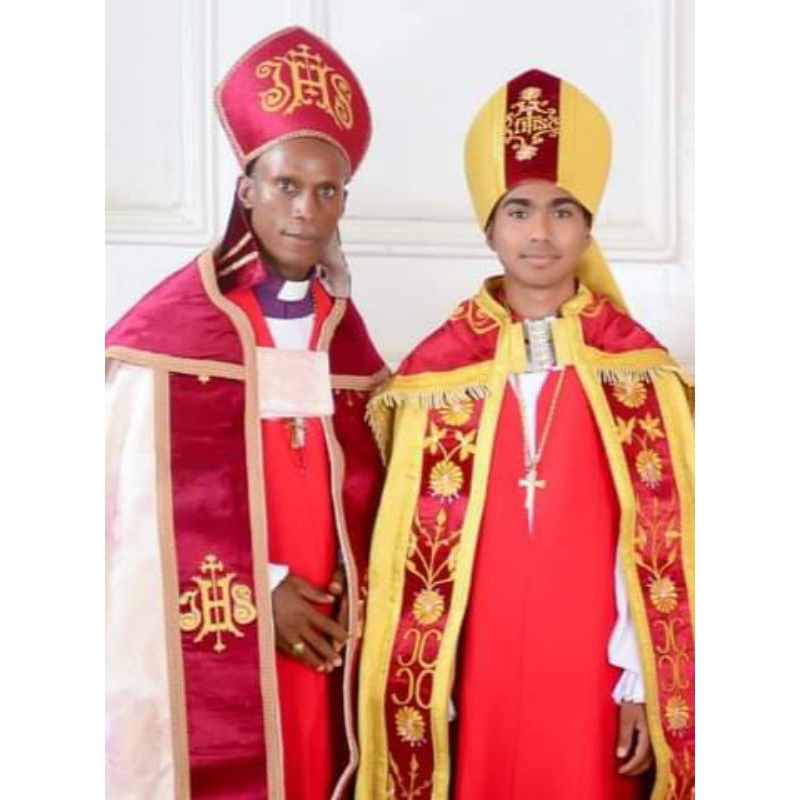 Jubah Kebesaran Bishop/Uskup Nigeria- Produk asli dari Nigeria