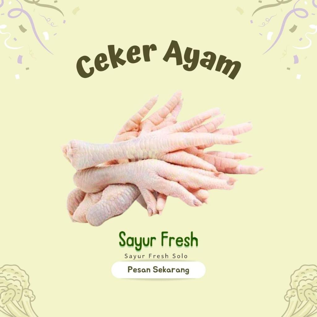 

Cakar Ayam Segar (READY PAGI jam 5-9 dan SIANG JAM 2) - Sayur Fresh Solo