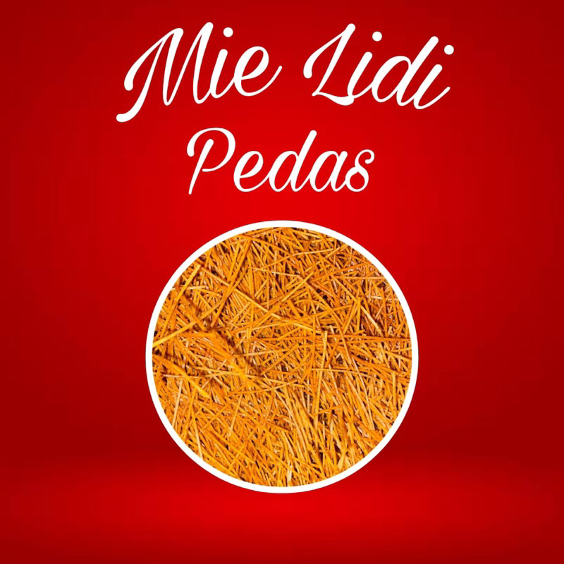 

Mie lidi pedas gurih