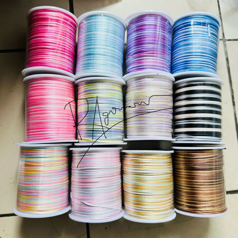 

Tali Satin Rainbow Tali Gelang 1.0mm (-+100meter)