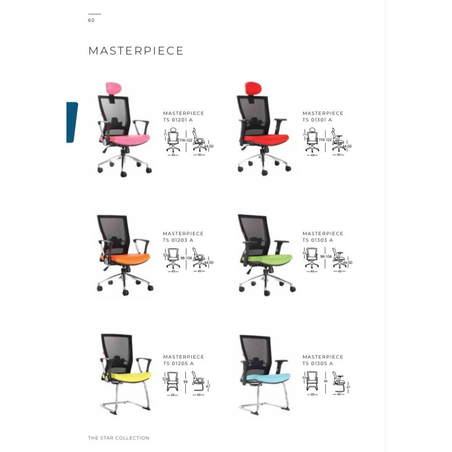 Kursi Kantor Chairman MASTERPIECE TS 01201 A 01203 A 01205 A 01301 A 01303 A 01305 A