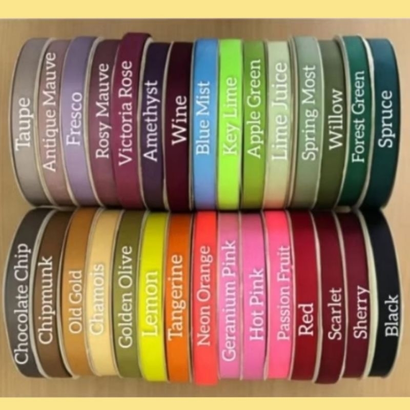 6 mm - 1 Rol | Pita Grosgrain Import 100 Yard