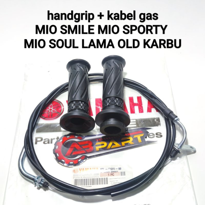 HANDGRIP + KABEL GAS MIO SMILE MIO SPORTY MIO SOUL KARBU